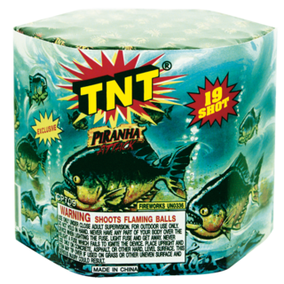PIRANHA ATTACK Firework Aerial Finale Piranha Attack