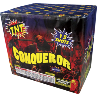 CONQUEROR 500 Gram Firework Aerial Finale Conqueror