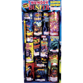 THUNDER BUSTER TRAY Firework Assortment Thunder Buster Tray