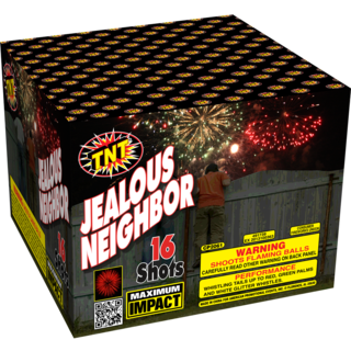 Jealous Neighbor 500 Gram Firework Aerial Finale Jealous Neighbor