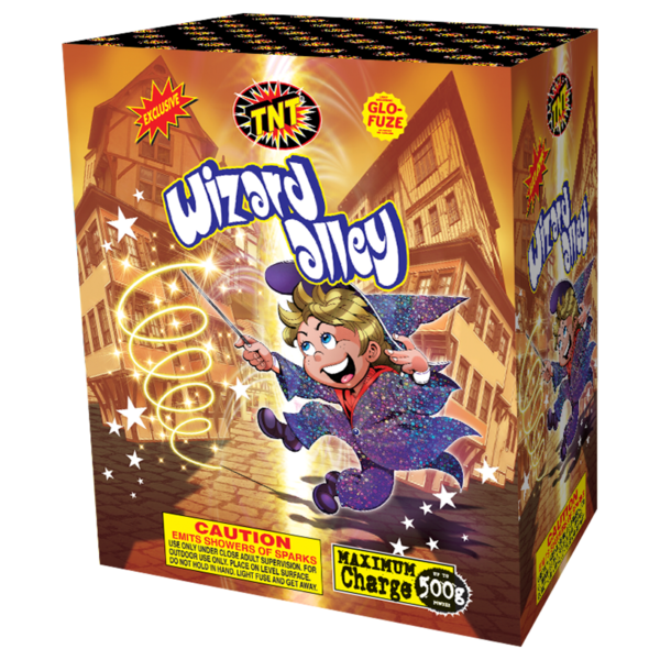 Wizard Alley 500 Gram Firework Fountain Wizard Alley