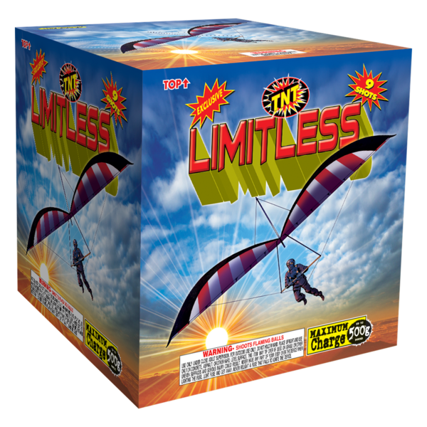 Limitless 500 Gram Firework Aerial Finale Limitless