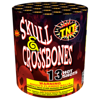 SKULL & CROSSBONES Firework Aerial Finale Skull & Crossbones