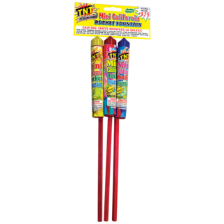 MINI CALIFORNIA ROCKET FOUNTAIN Firework Fountain Mini California Rocket Fountain